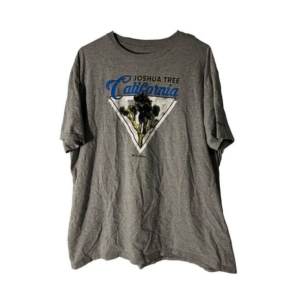 Columbia Joshua Tree California Graphic Mens XXL 2xl  T-shirt Gray - Picture 1 of 2